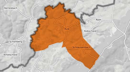 Mietspiegelkarte Auw bei Pr&uuml;m